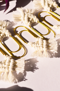 Macramé Paperclip Bookmark